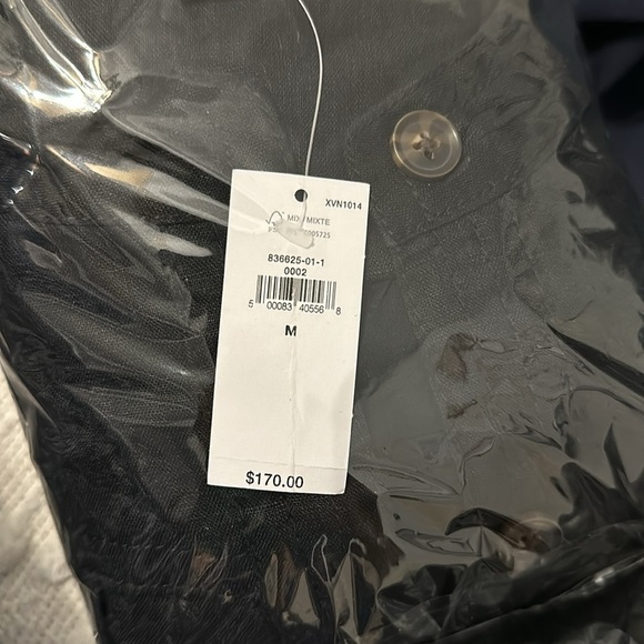 NWT! Banana Republic Black Linen Flounce Hem Mini Dress - Size Medium 🐯 - Picture 10 of 10